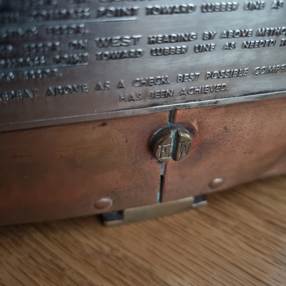 Naval Compass John E. Hand & Sons Copper Cased Maritime American