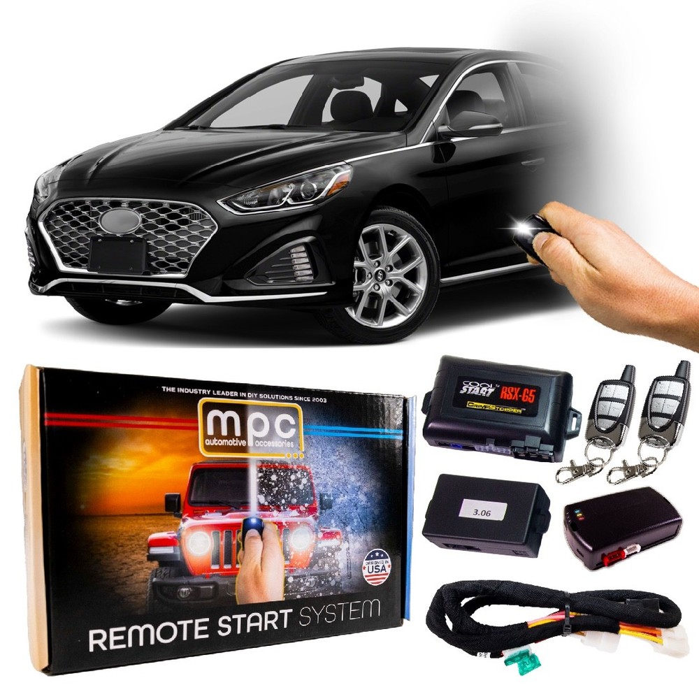 5-Button Extended Range Remote Start Kit For 2018-2019 Hyundai Sonata