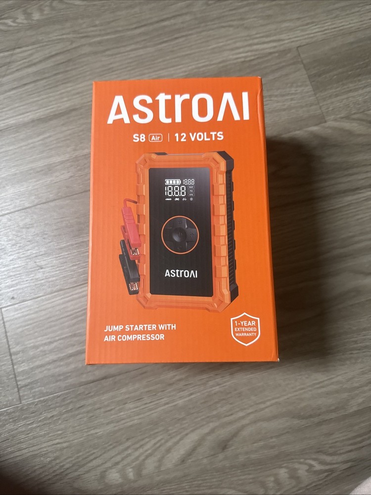 Astroai Jump starter with Air Compressor Model S8 Air