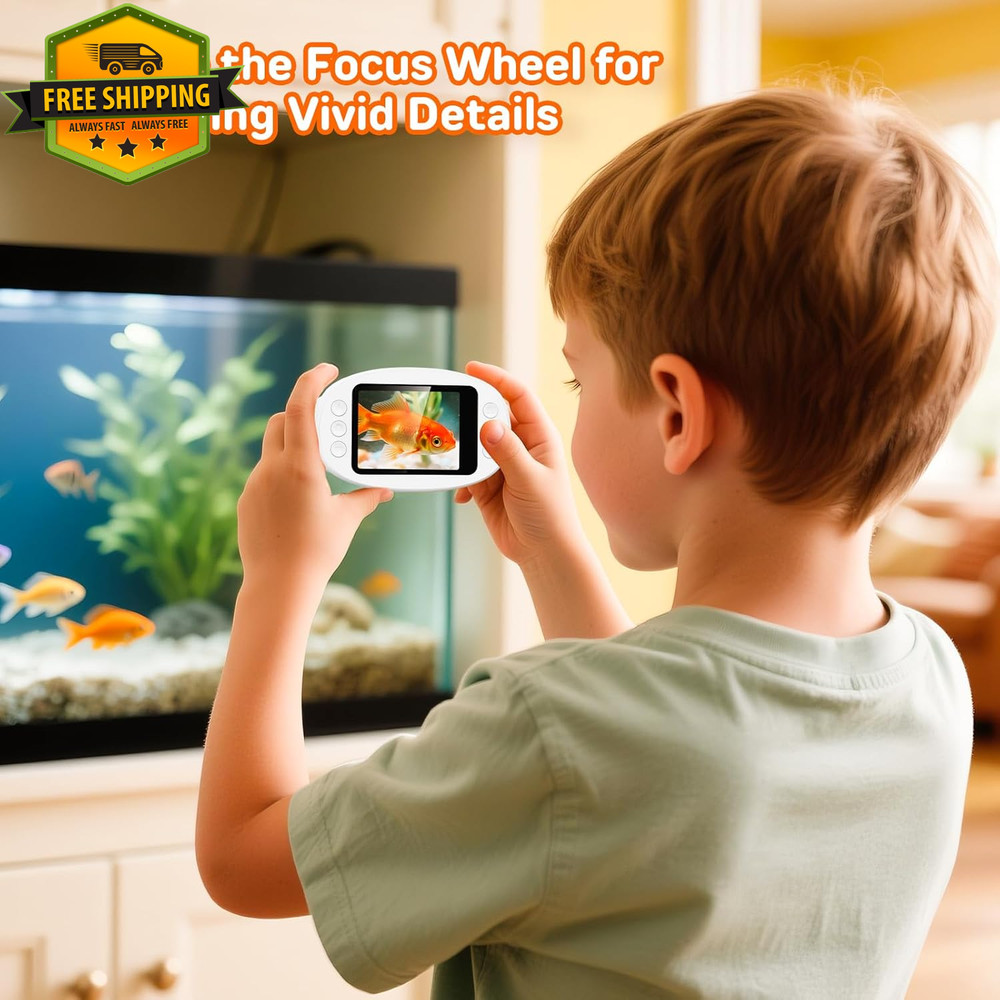 Digital Microscope 1000X Handheld 2.0 Inch Screen Kids STEM Toy