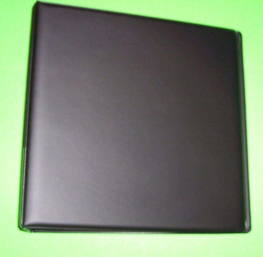 3 BCW 3" ALBUMS - PLAIN BLACK / 3 RING BINDER - HOLDS 90+ BCW PAGES EACH