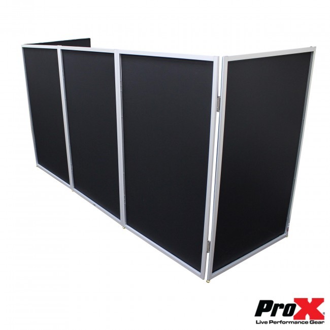 Pro X XF-5X3048S 5 Panel Silver Frame DJ Facade w/Stainless Quick Release