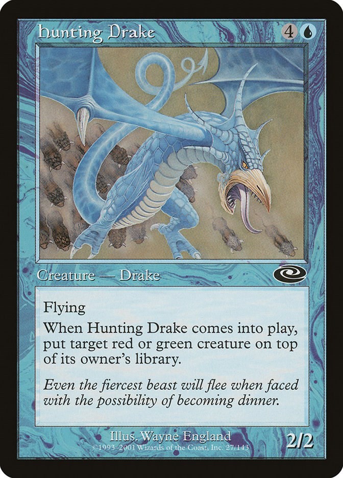 Hunting Drake Planeshift 27 MTG MP