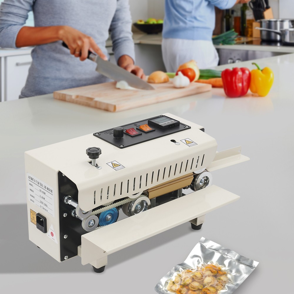 Automatic 600W Continuous Band Sealer for Efficient Horizontal Bag Sealing