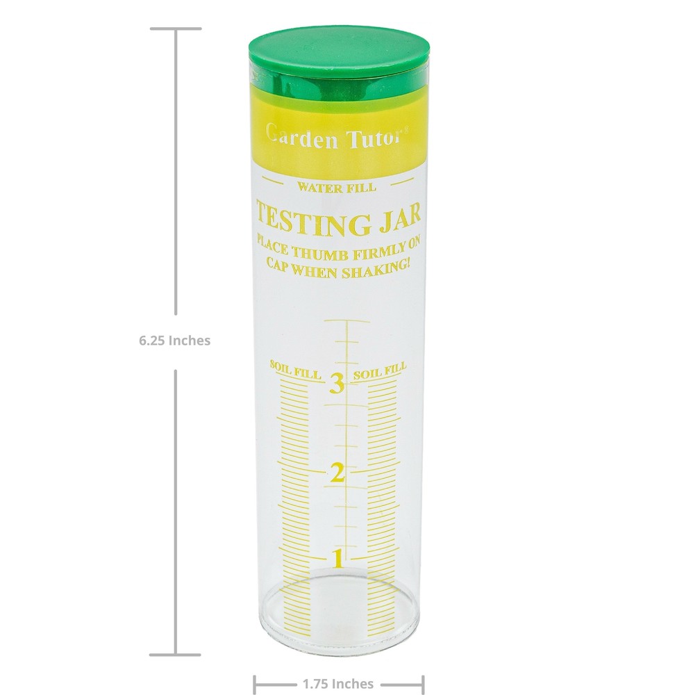 Garden Tutor Soil Texture Jar Test & Handbook Kit