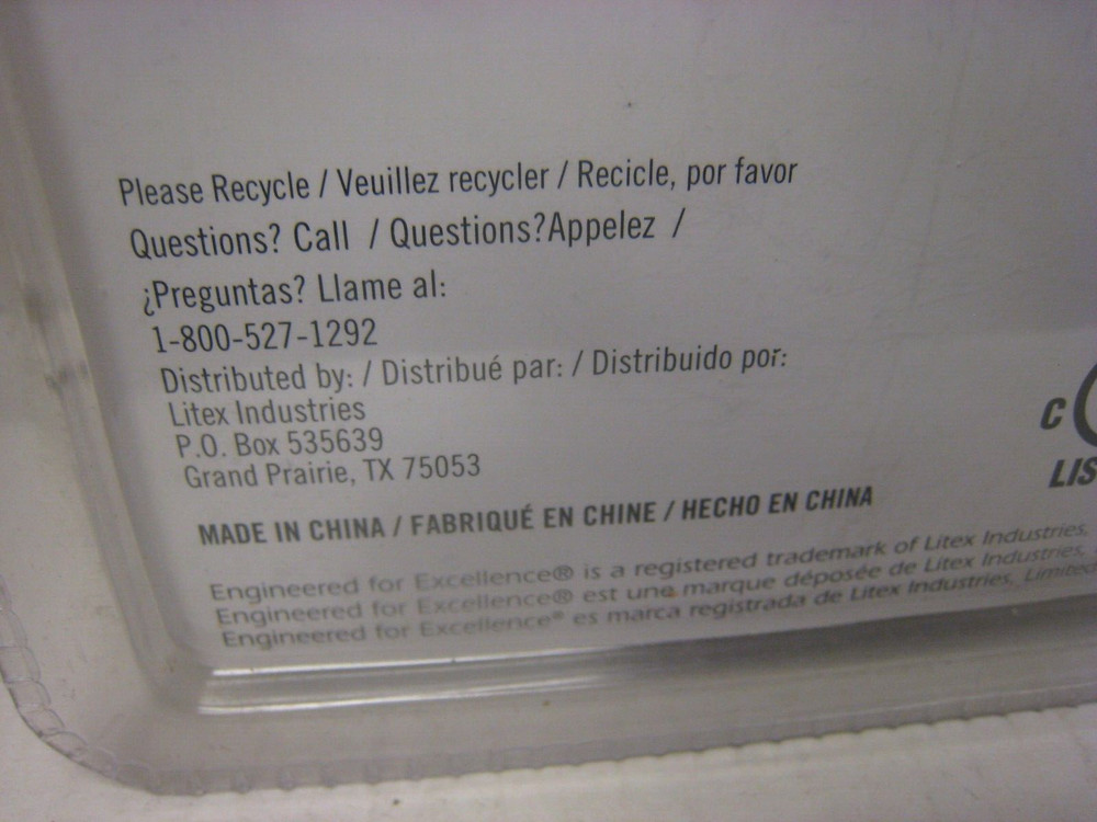 Litex 43119 Wall Control WCI-100B from new case