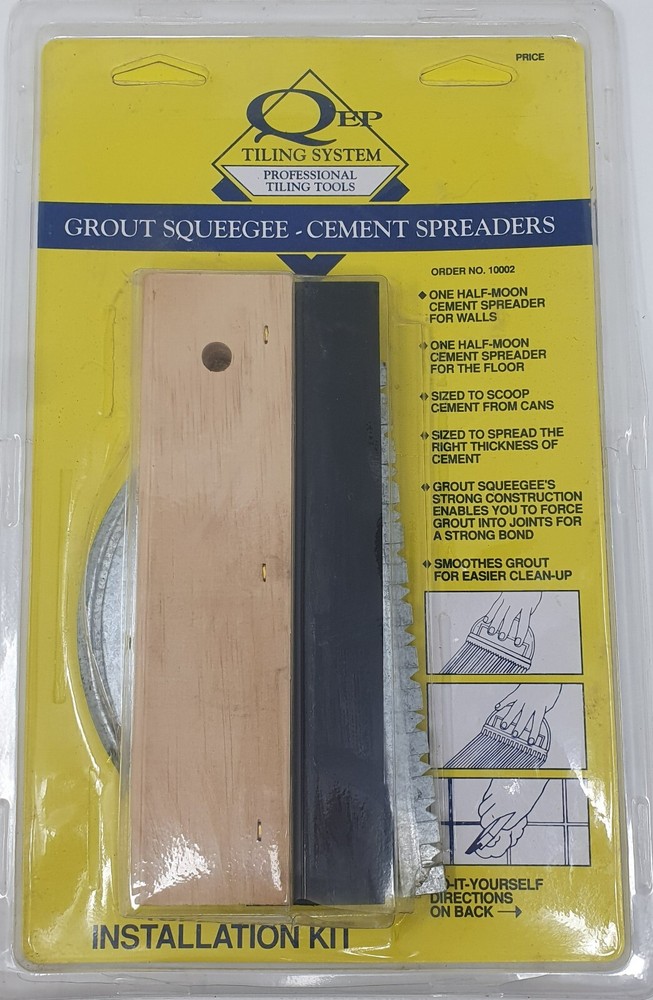 Qep 10002 Tiling System Grout Squeegee Cement Spreaders