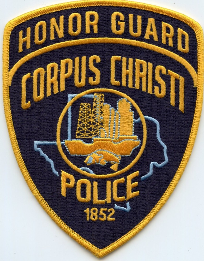 CORPUS CHRISTI TEXAS HONOR GUARD POLICE PATCH