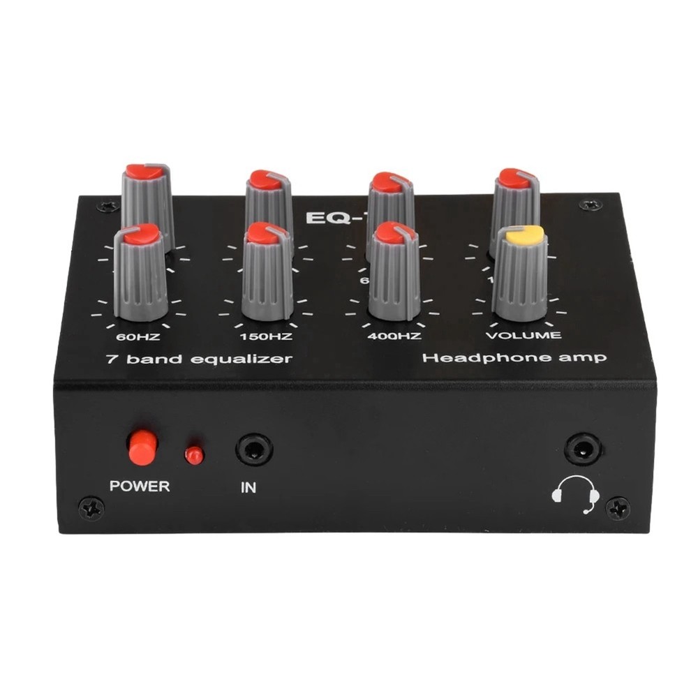 DC5-12V 7 Band Sound Equalizer High Medium Adjustment Digital Equalizer7473