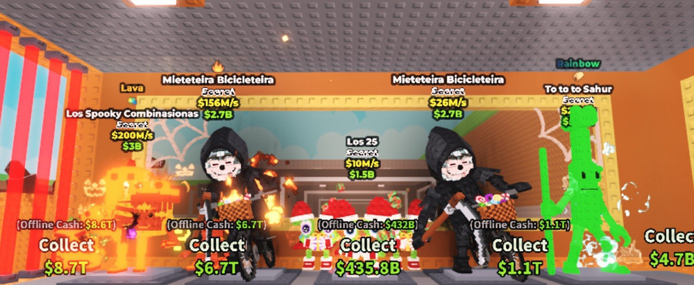 Full base of different brainrots FAST DELIVERY