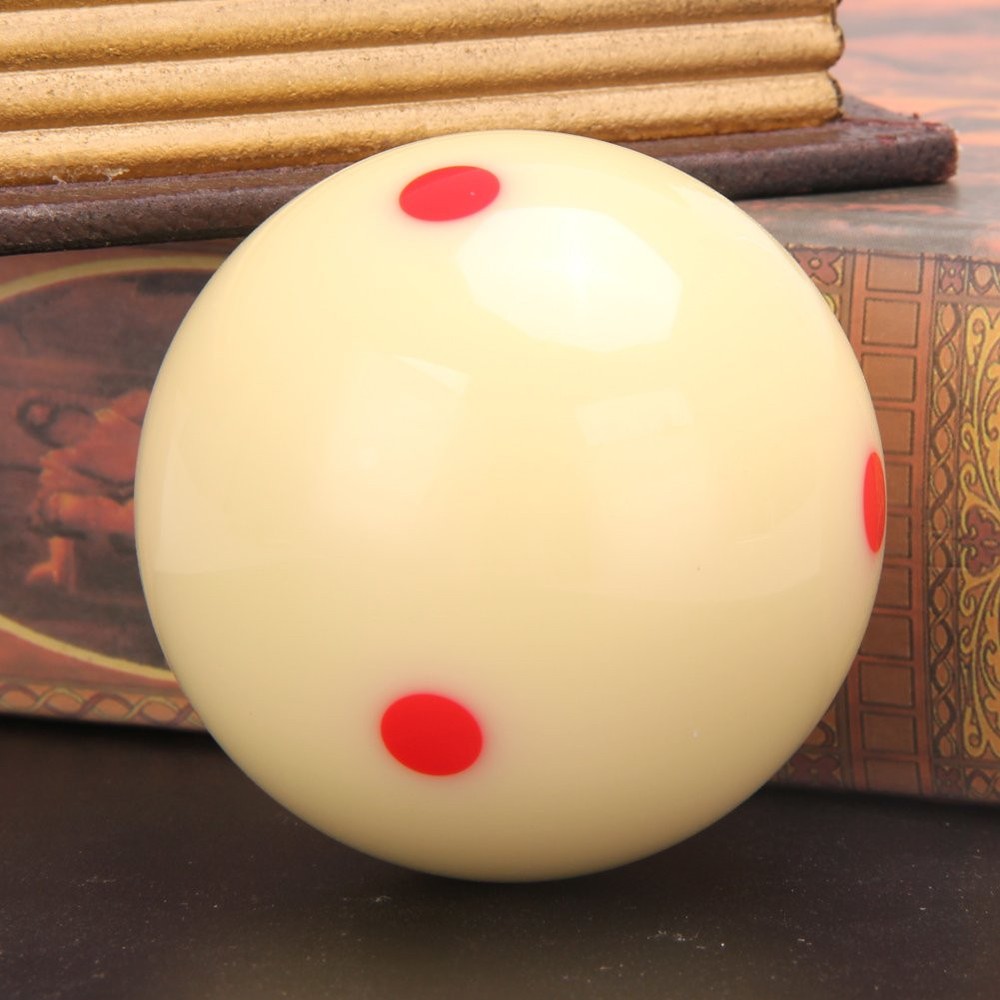 Red Dot Cue Ball, AAA-Grade PRO 6 Dot Billiard Practice Training Measle Que B...