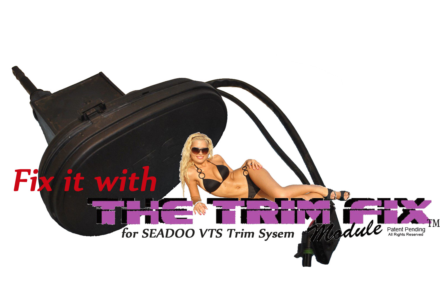 Seadoo VTS Housing Trim Module and gauge sensor SOLUTION