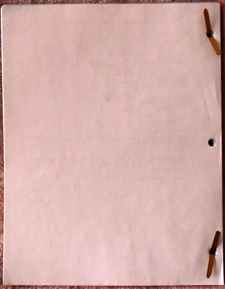 7 Original Ally McBeal Screenplays Scripts Including The Playing Field, Inmates.