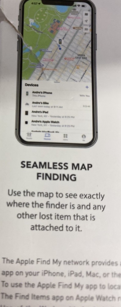 2-Pack: RCA Apple Compatible Bluetooth Trackers Untested