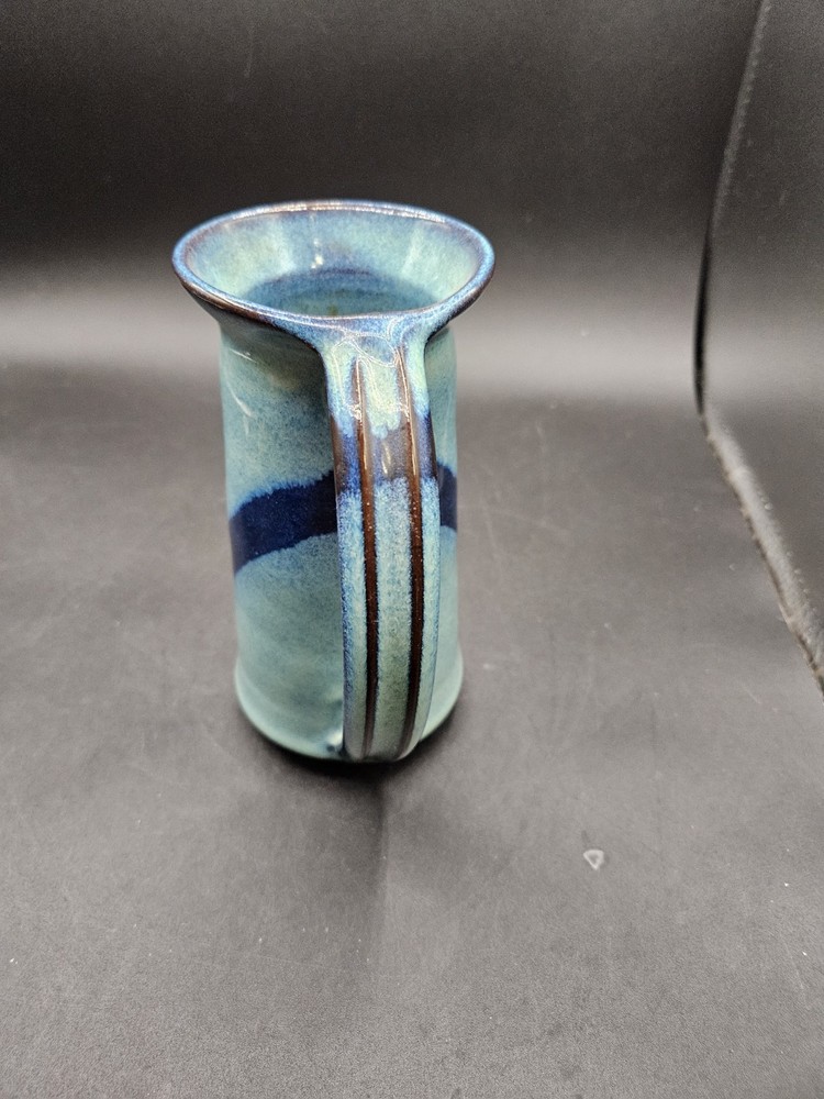 VTG. Ceramic Pottery Glazed Pitcher Signed