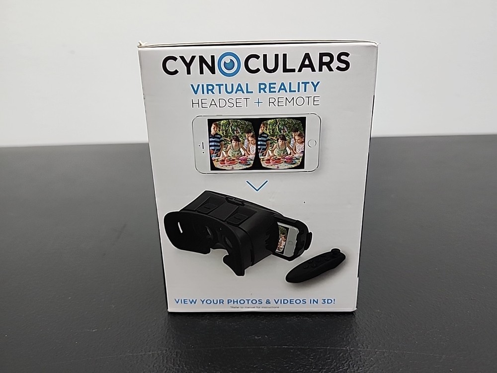 Cynoculars Wireless 3D Virtual Reality Gaming Headset With Remote