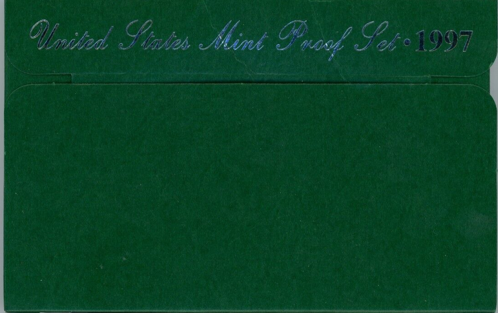 1997 US Proof Set VIRTUALLY SPOT, TONING, HAZE FREE PQ