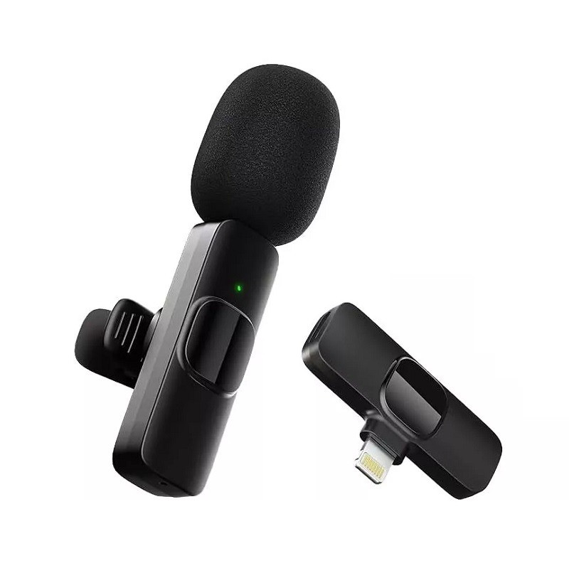 Wireless Lavalier Microphone Compatible For iPhone 11,12,13,14 Pro Max Plus Mini