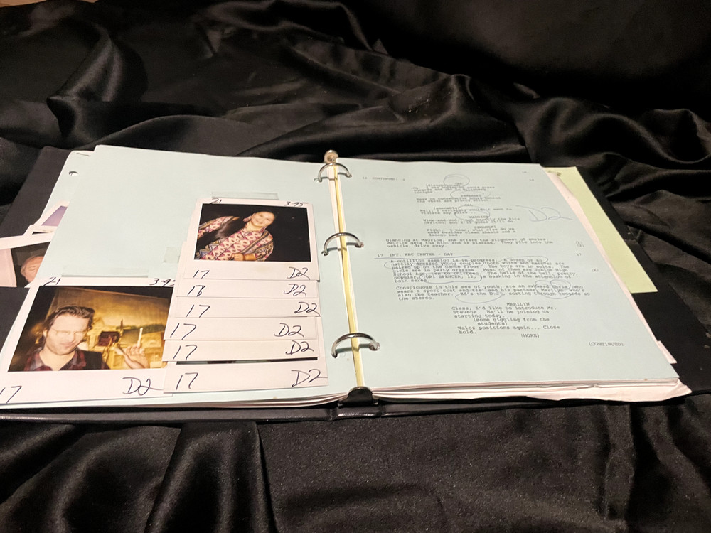 Northern Exposure Script with Cast Polaroids - Let's Dance