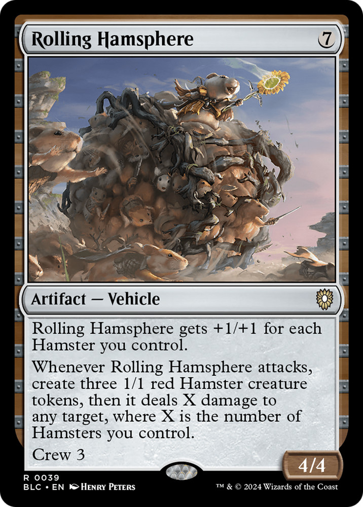 Rolling Hamsphere [Bloomburrow Commander] Magic MTG