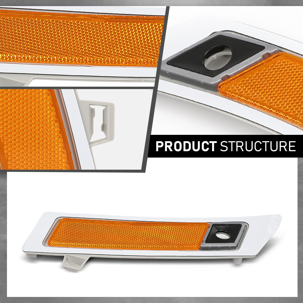 Front Bumper Reflector Fit For 2011-2013 BMW X5 Model With Side View Camera