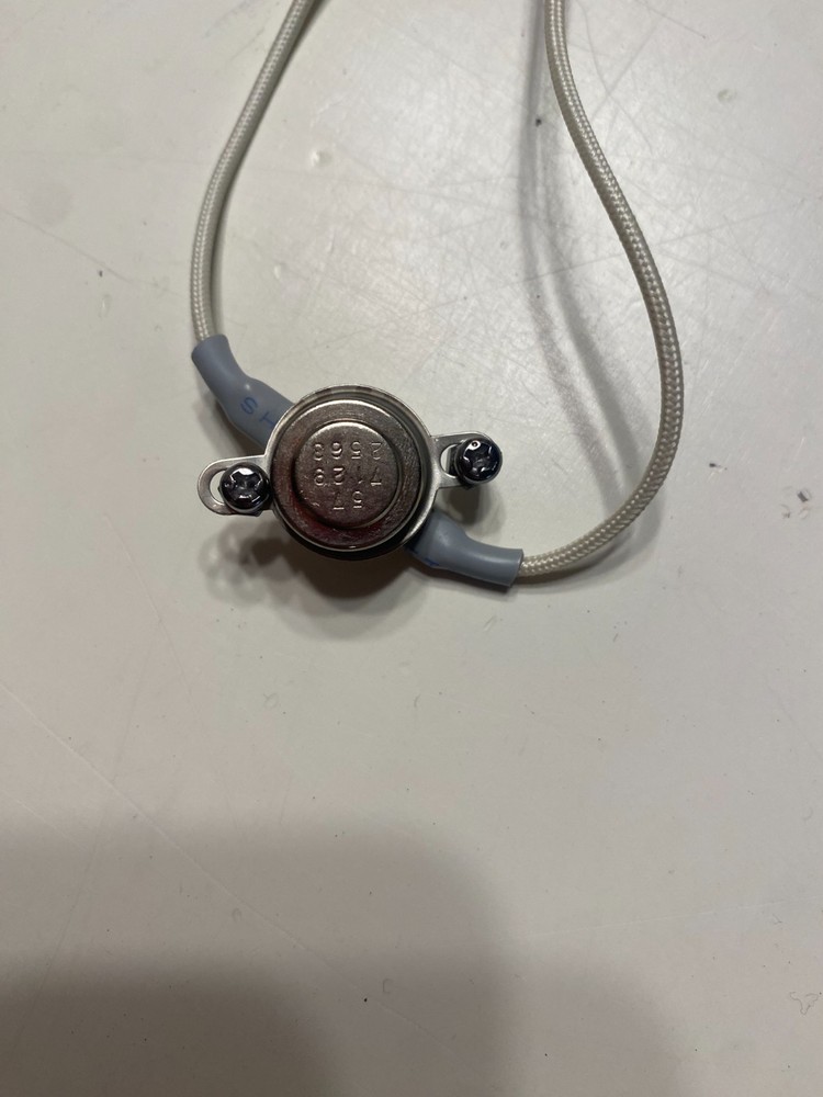 White Wire Thermal Fuse for DAK Bread Maker Machine Model FAB-100-1
