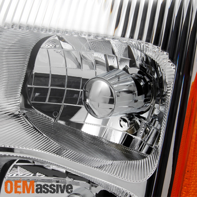 Fits 2002 Cadillac Escalade Halogen Type Headlights Lamps Light Replacement