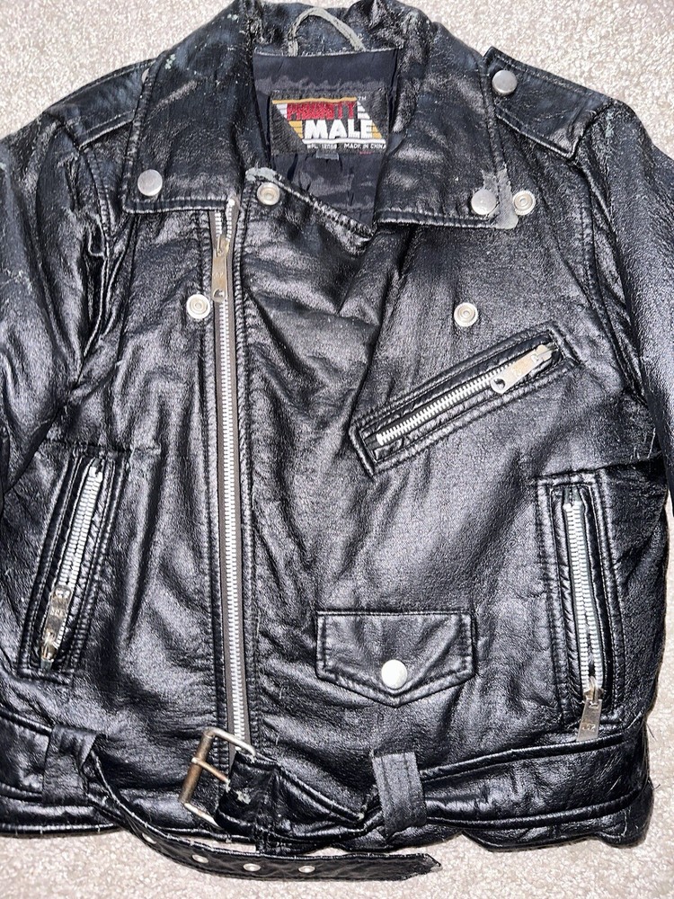 Vintage 80’s Rolling Thunder Leather Motorcycle Jacket