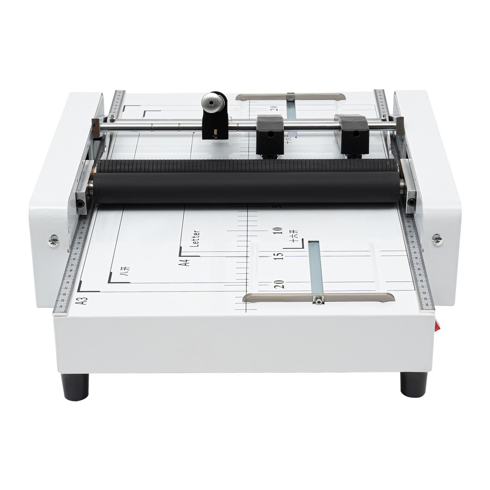 A3 Paper Folding Booklet Binding Stapler Cardboard Bookbinding Stapling Machine