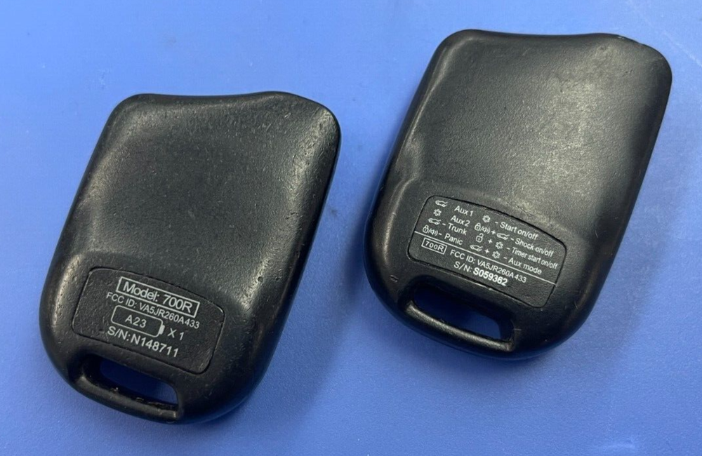 2x Compustar 700R Replacement Remote VA5JR260A433