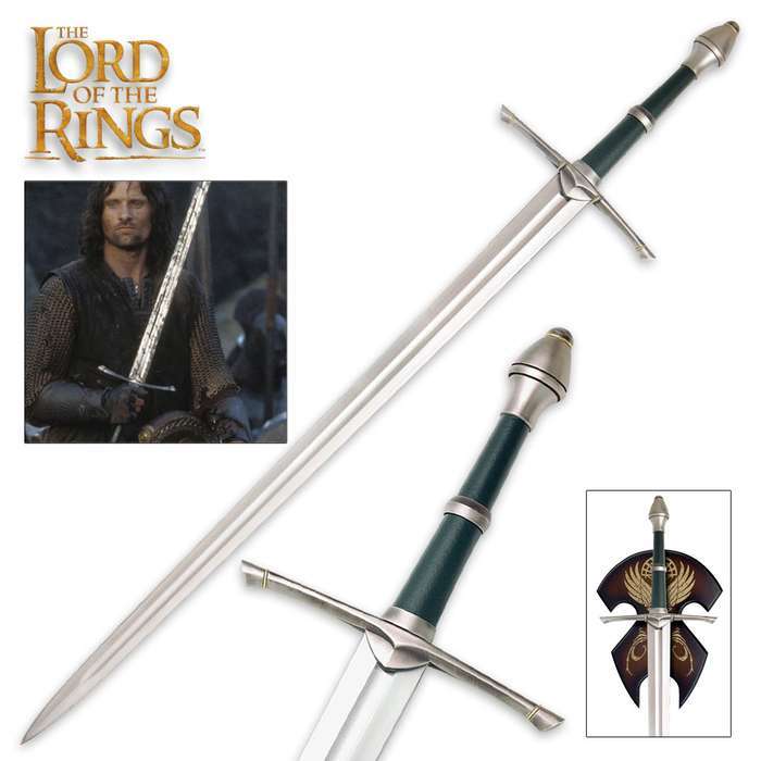 LOTR Lord of the Rings Strider Aragorn Sword, 47-Inch New