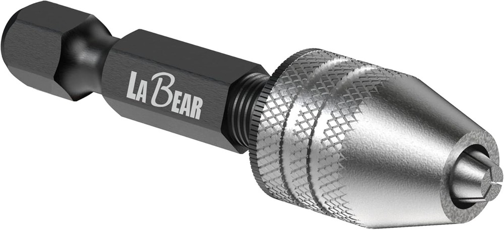 LABEAR - Drill Chuck Keyless Mini Adapter ¼ Inch Hex Shank