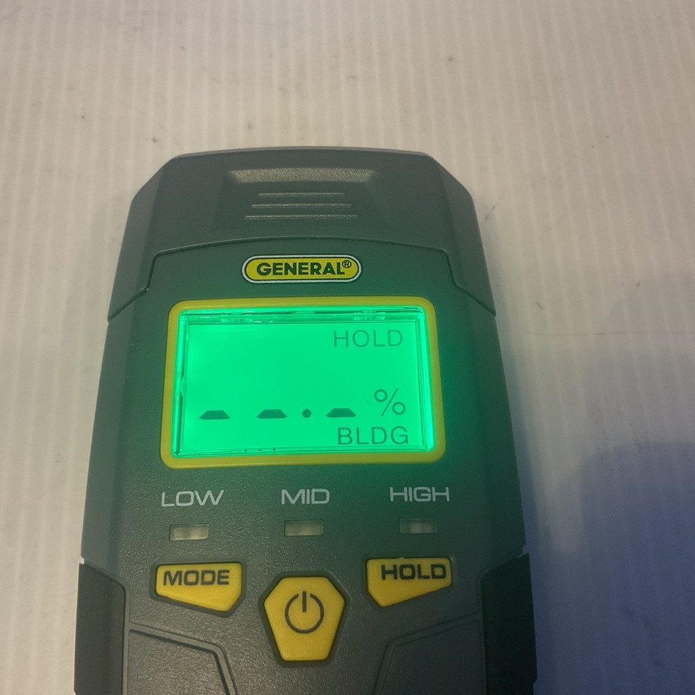 General Tools MMD4E Pin Type Digital Moisture Meter Wood Drywall