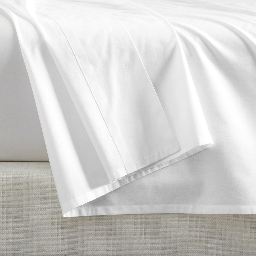 Flat Sheet Only 100 Cotton Sheets Cool Crisp Percale Sheets King Size Top Sheet