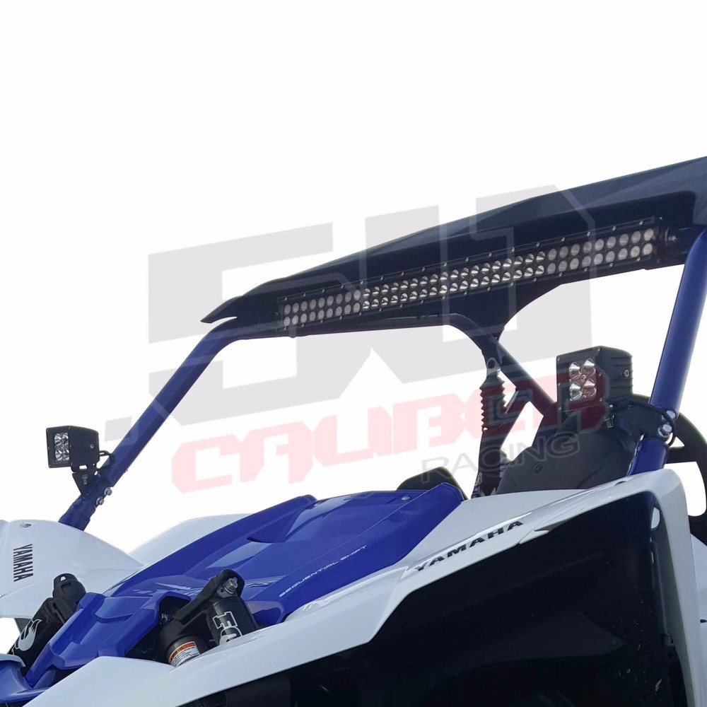 Left&Right Side A-pillar PodLight Mounting Brackets w/Qty 2 three inch Cube LEDs