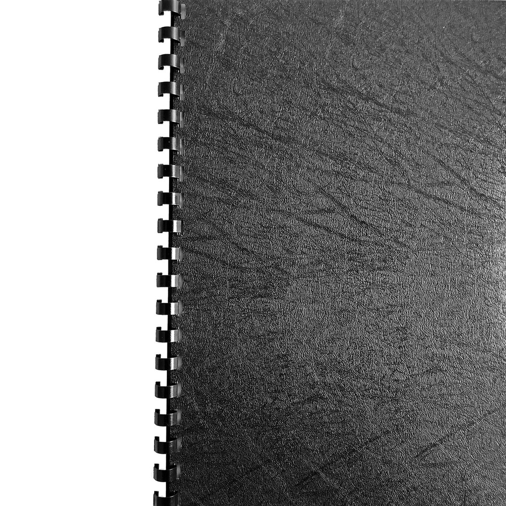 3/8 Inch Plastic Binding Comb 19 Ring 60 Sheet Capacity Letter Size Black Com...