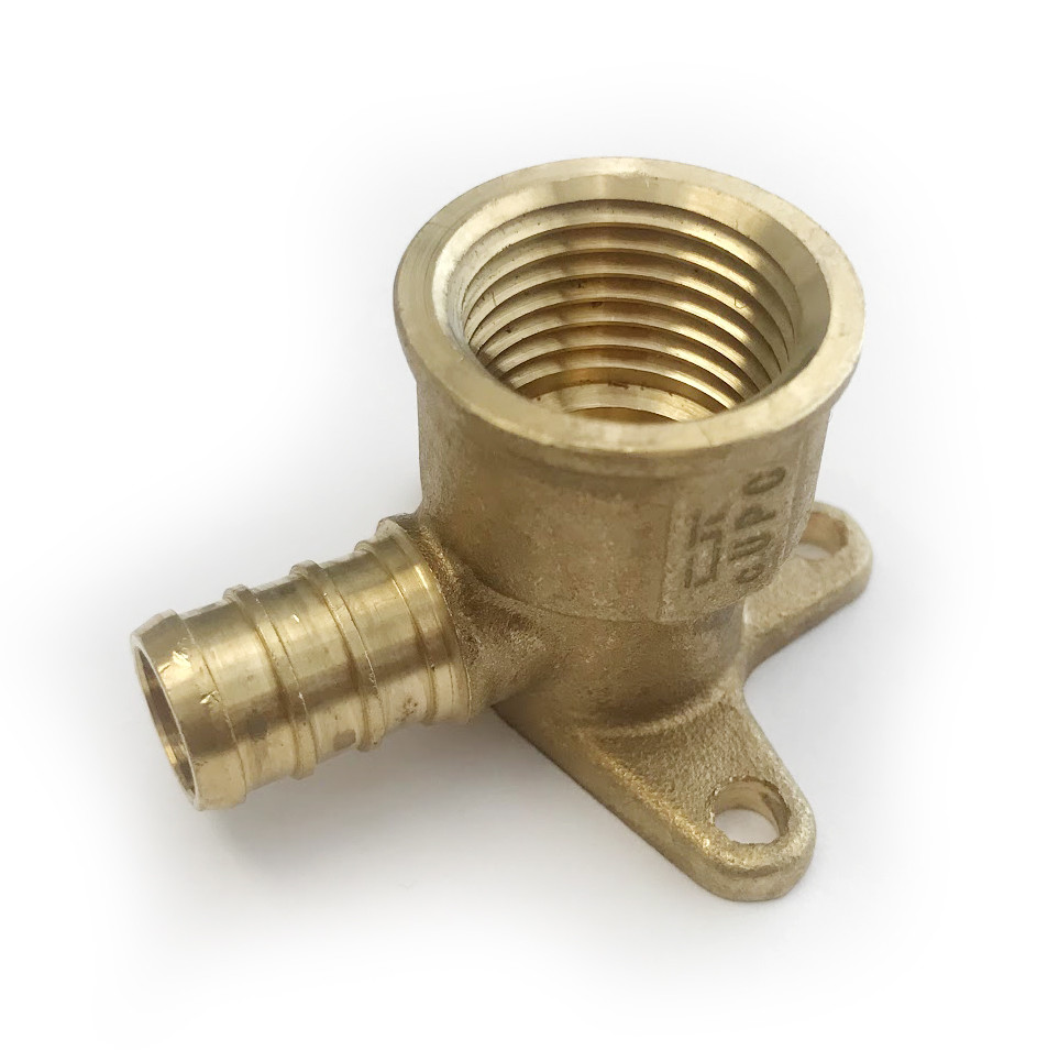 EFIELD 2 PCS 1/2" PEX x 1/2" Female NPT Drop Ear Elbow Crimp Fitting(Lead Free)