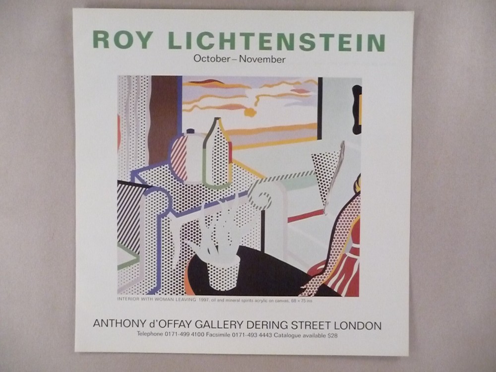 Roy Lichtenstein MAGAZINE AD - 1997