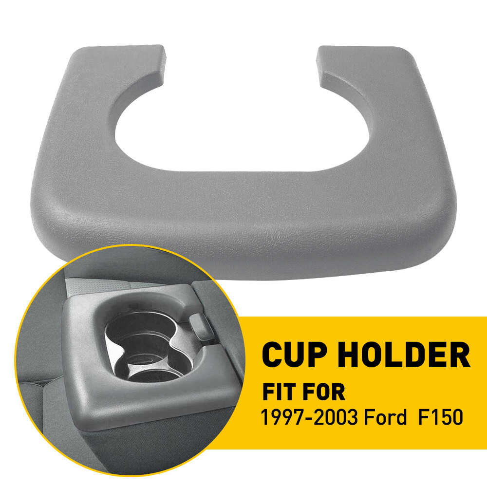 For 1997-2003 Ford F150 Center Console Cup Holder Armrest Pad Drink Bottle Stand