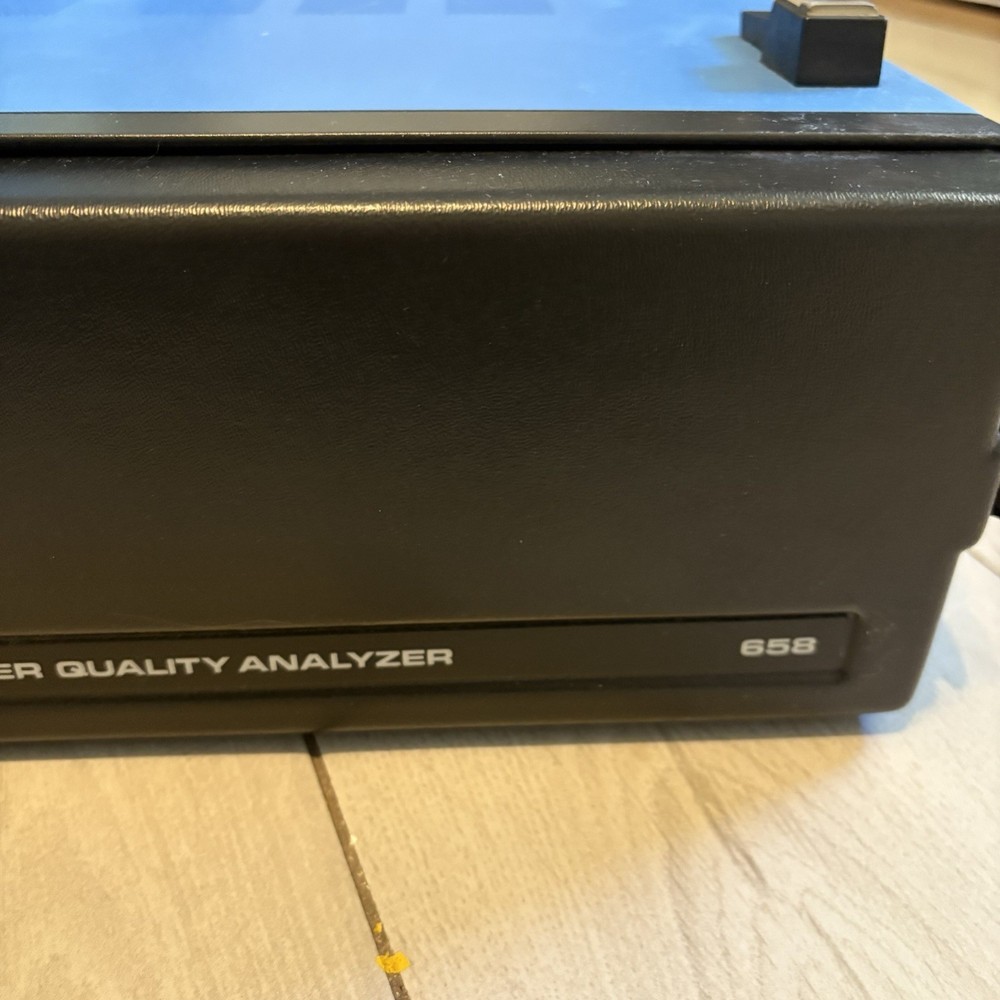 Dranetz 658 Power Quality Analyzer With Probes Cases Floppy Disc