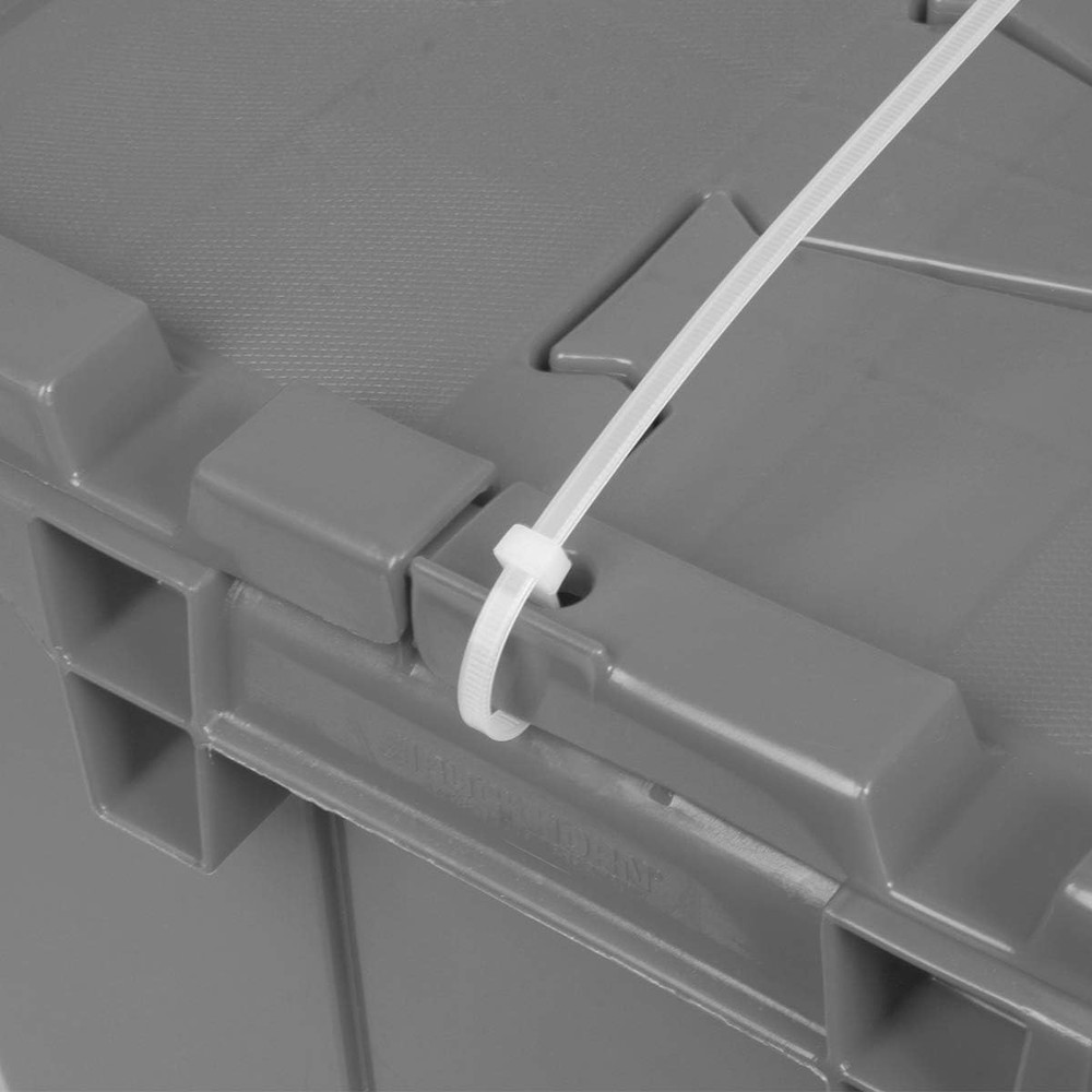 AC2115120201000 Industrial Plastic Stackable Storage KeepBox Tote Container W/