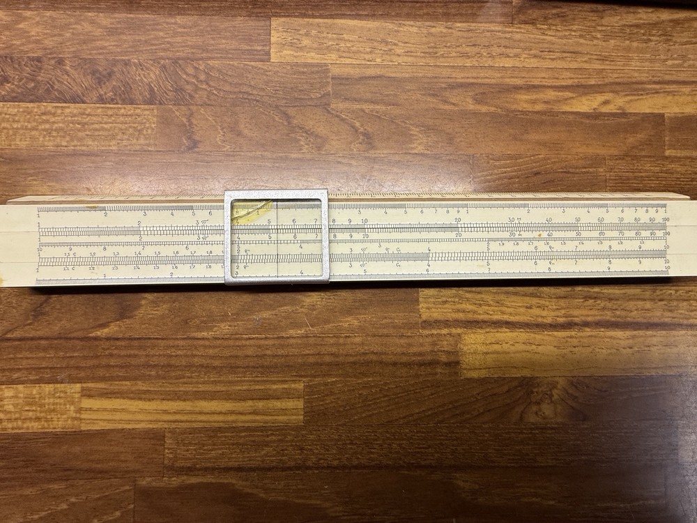 Original USSR Engineering Slide Ruler 1959 with Case