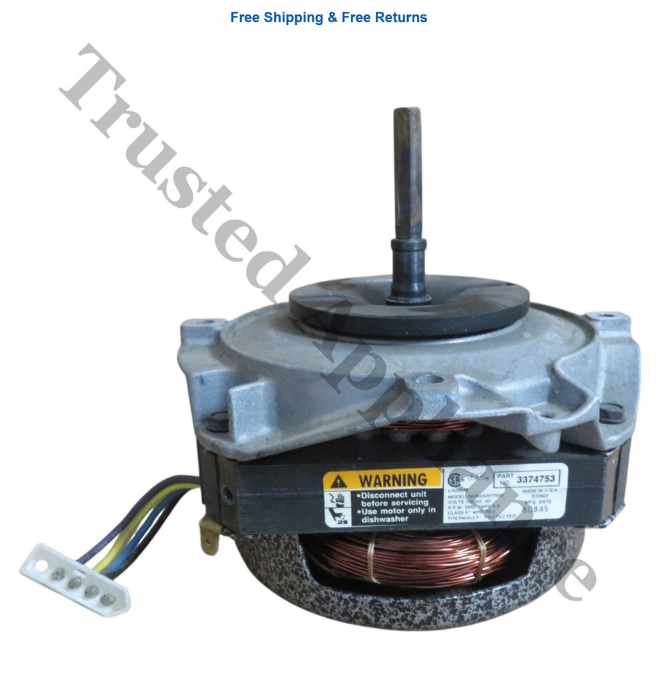 Whirlpool Dishwasher Motor Part # 3375480