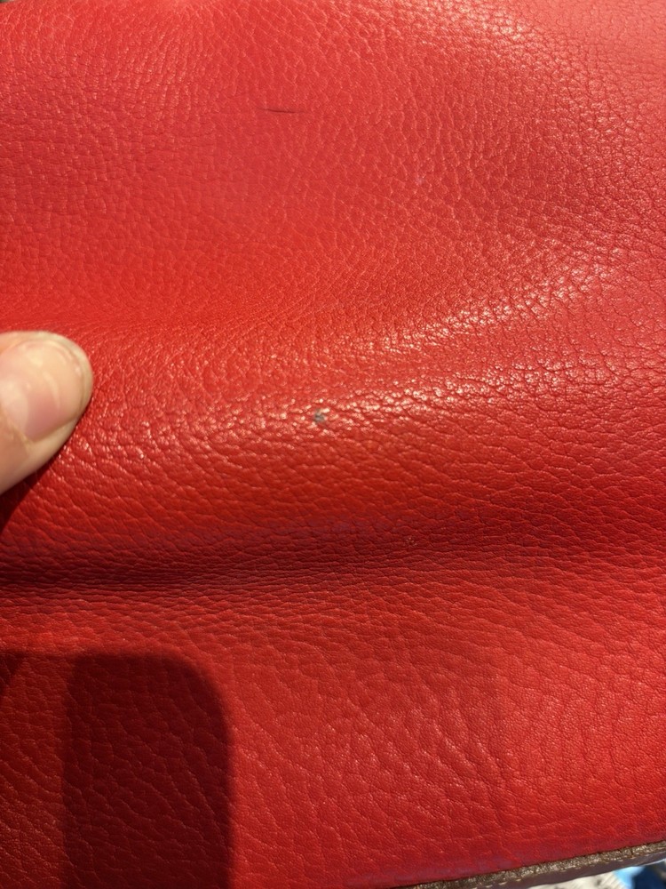 Dooney and Bourke Red Leather Knapsack PURSE