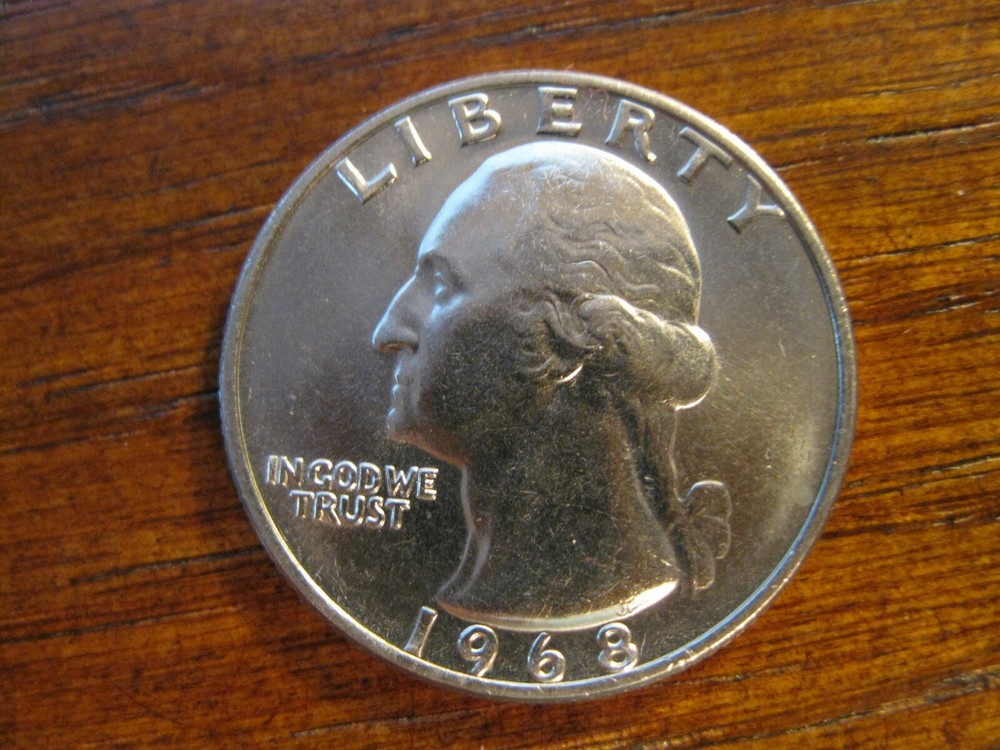 1968 Washington Quarter Dollar Gem+ BU!