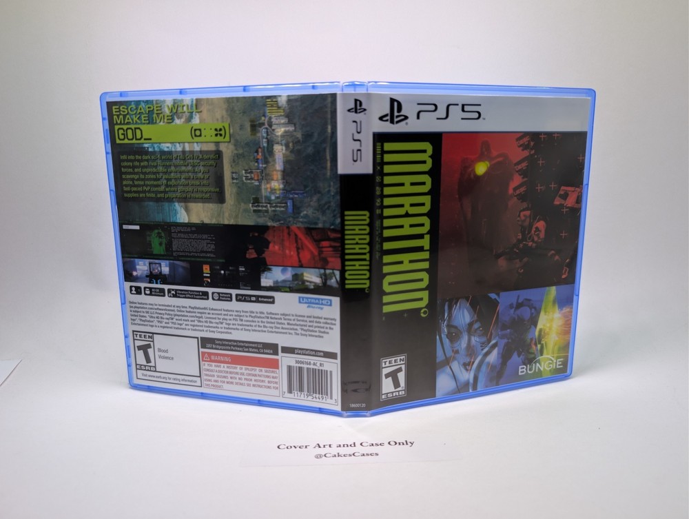 Replacement Case -NO GAME- Marathon - Physical PS5 Game Case