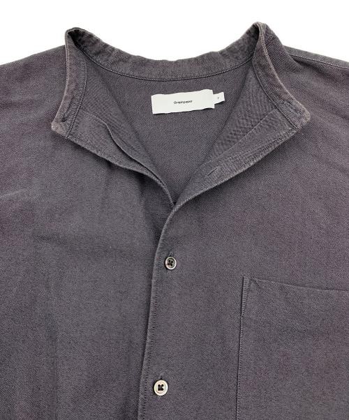 Graphpaper OVERSIZED BD PULLOVER SHIRT gray ＧＭ224-500043Ｂ