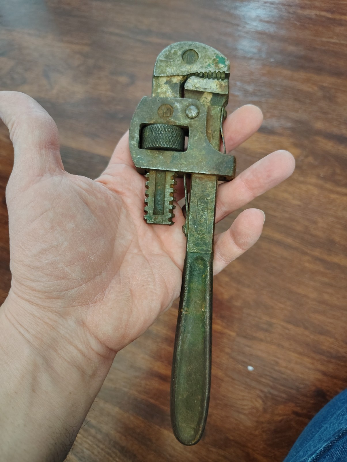 Vintage Stillson Erie Tool Works PA. #10 Pipe Wrench