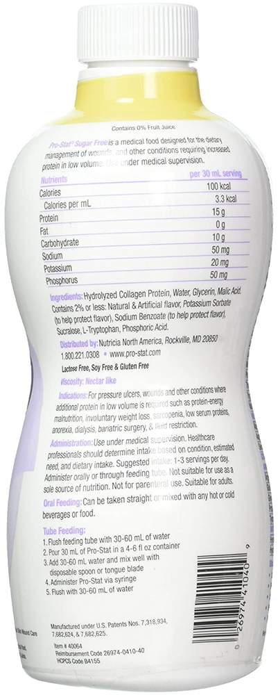 Pro-Stat Sugar Free, Vanilla, 30 Fl Oz