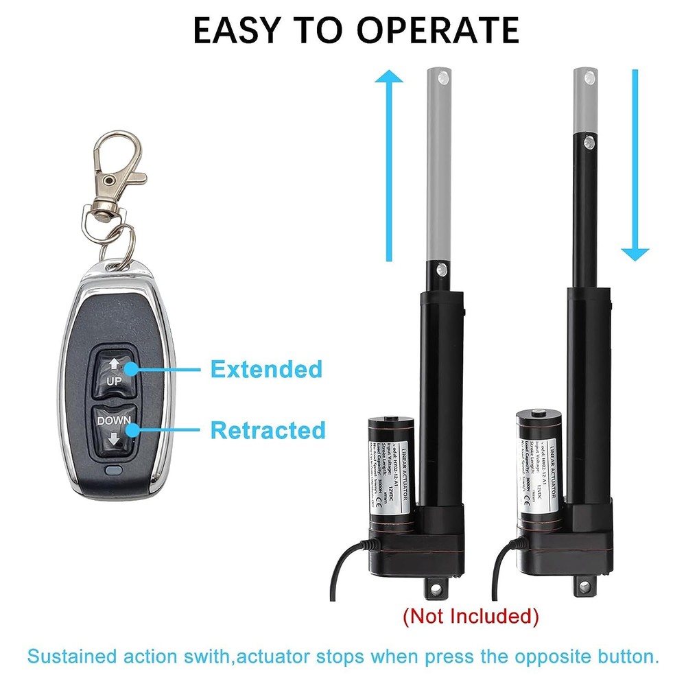 Remote Controller for 12V Linear Actuator with Wireless Remote Control Switch